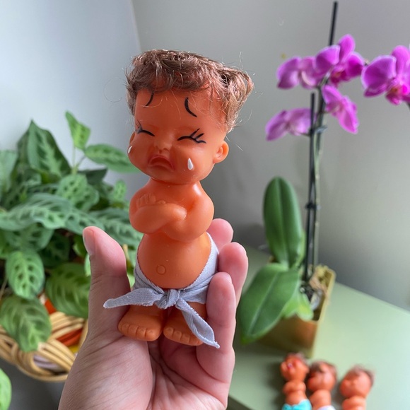 New Old Stock rubber moody dolls Chi-Teh made in Taiwan collectible 70s - Picture 4 of 9